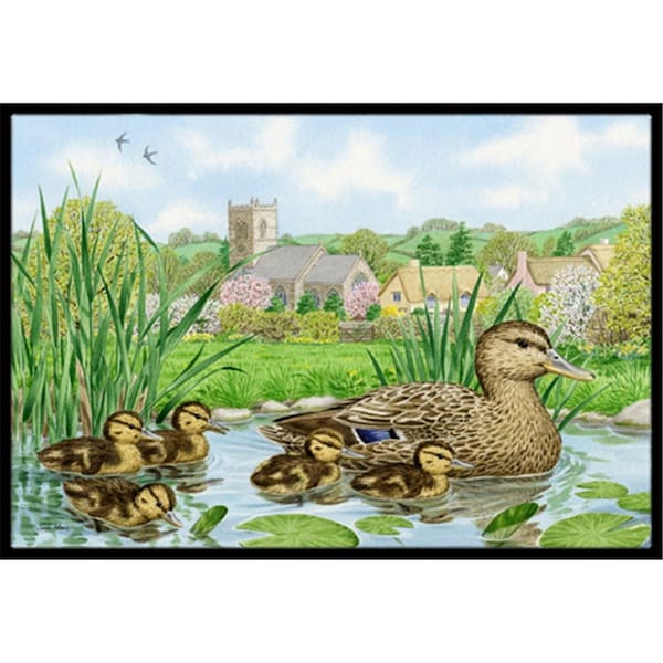 Carolines Treasures Mallard Duck Indoor or Outdoor Mat- 18 x 27 - ASA2178MAT
