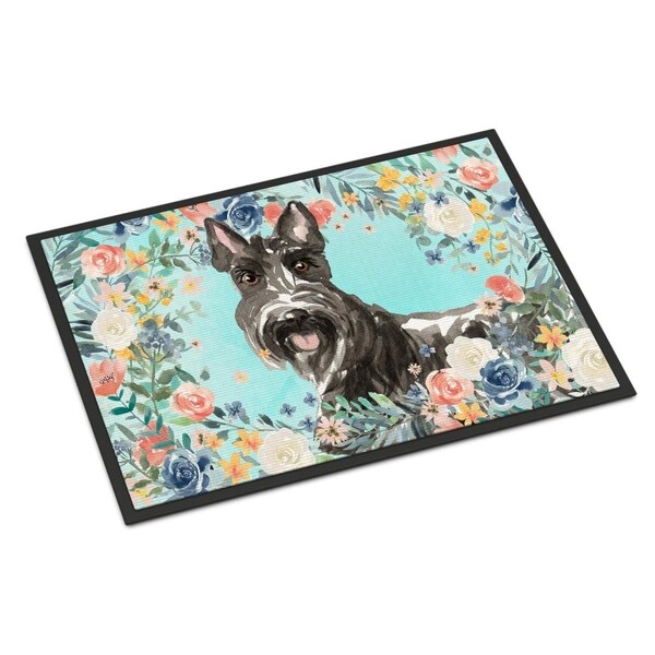 Carolines Treasures 18 x 27 in. Scottish Terrier Indoor or Outdoor Mat - CK3412MAT