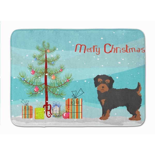 Carolines Treasures Yorkiepoo No.1 Christmas Tree Machine Washable Memory Foam Mat - CK3882RUG
