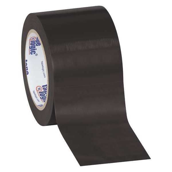 Partners Brand Tape Logic Solid Vinyl Safety Tape, 6.0 Mil, 3" x 36 yds., Black, 3/Case - T93363PKBL