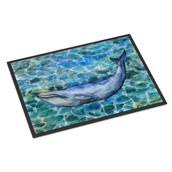 Carolines Treasures 24 x 36 in. Humpback Whale Indoor or Outdoor Mat - BB5340JMAT