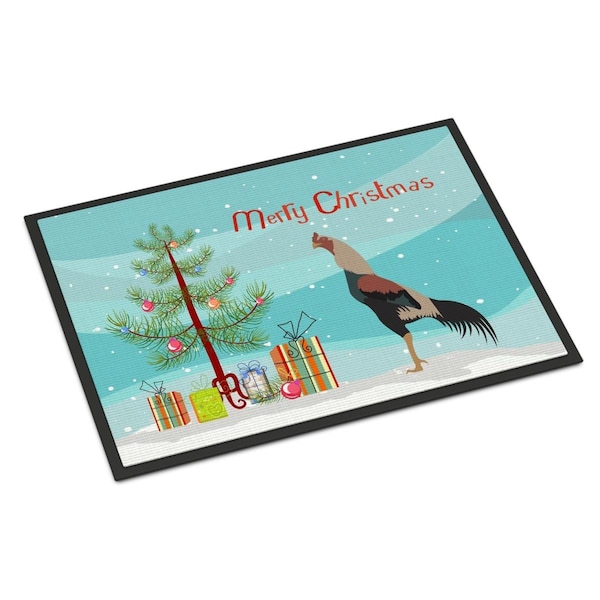 Carolines Treasures Kulang Chicken Christmas Indoor or Outdoor Mat - 18 x 27 in. - BB9205MAT