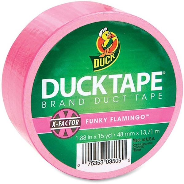 Duck Brand Duck 1.88 in. W X 15 yd L Neon Pink Solid Duct Tape - 1265016