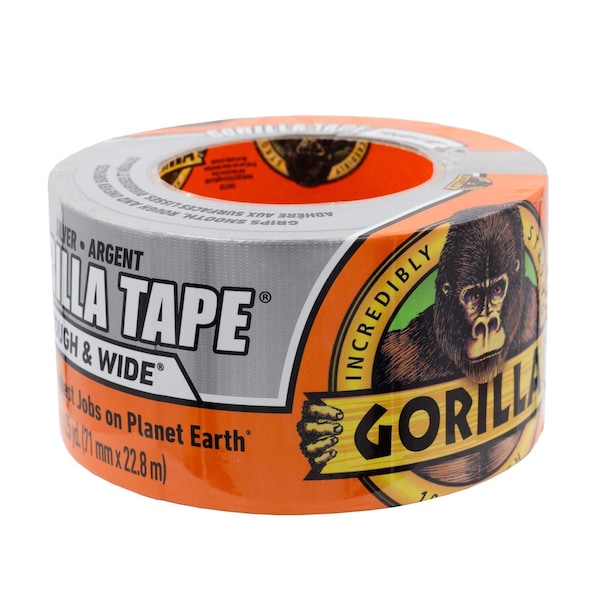 Gorilla Glue Gorilla 2.88 in. W X 25 yd L Silver Duct Tape - 105680