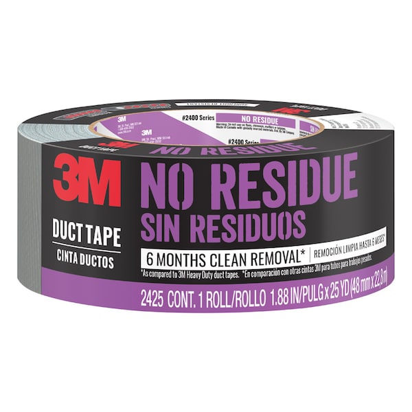 Scotch 3M 1.88 in. W X 25 yd L Dark Gray Duct Tape - 2425HD
