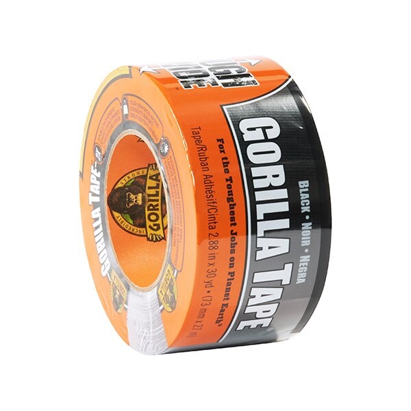 Bsc Preferred 3'' x 25 yds. Black Gorilla Duct Tape - BUY00012193