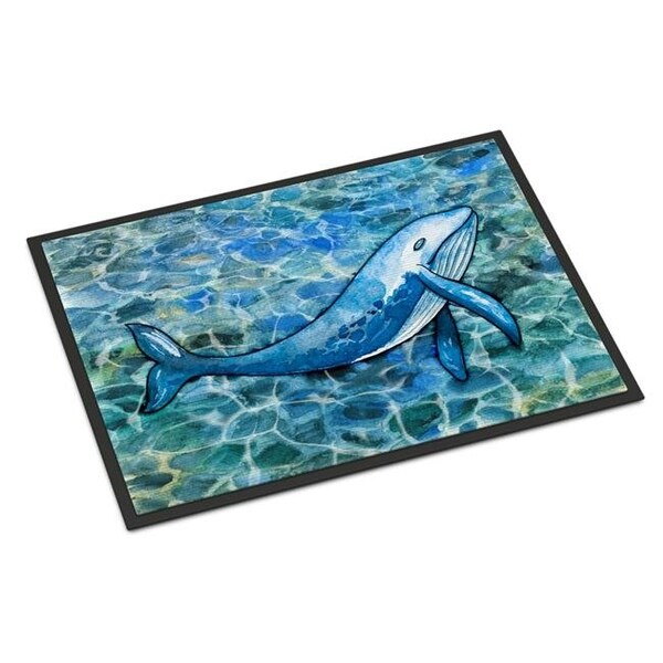 Carolines Treasures Carolines Treasures BB5353JMAT 24 x 36 in. Humpback Whale Indoor or Outdoor Mat - BB5353JMAT