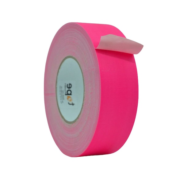 Wod Tape GTC12F Gaffer Tape Fluorescent Pink 2 in. X 60 ft., 24PK - WOD GTC12F-02000-24-60-FPI