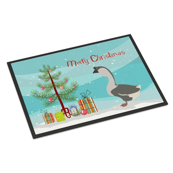 Carolines Treasures African Goose Christmas Indoor or Outdoor Mat - 18 x 27 in. - BB9266MAT