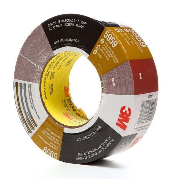 3M Duct Tape, 12.0 Mil, 2"x45 yds, Red, PK12 - T9875959