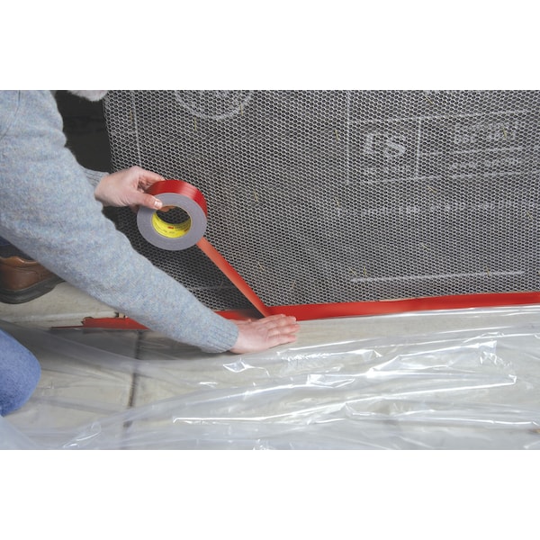 3M Duct Tape, 12.0 Mil, 2"x45 yds, Red, PK12 - T9875959