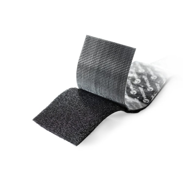 Velcro Brand Tape, Industrl, 2"x4ft, Water Resstnt, Black - 90593