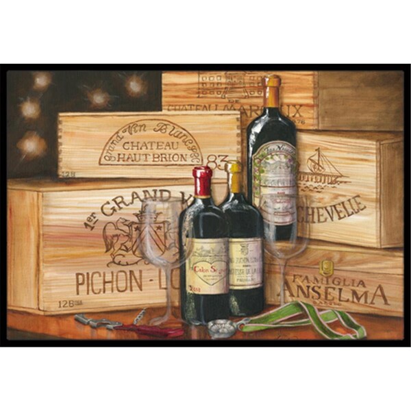 Carolines Treasures Wine Gran Vin by Malenda Trick Indoor or Outdoor Mat- 18 x 27 - TMTR0254MAT