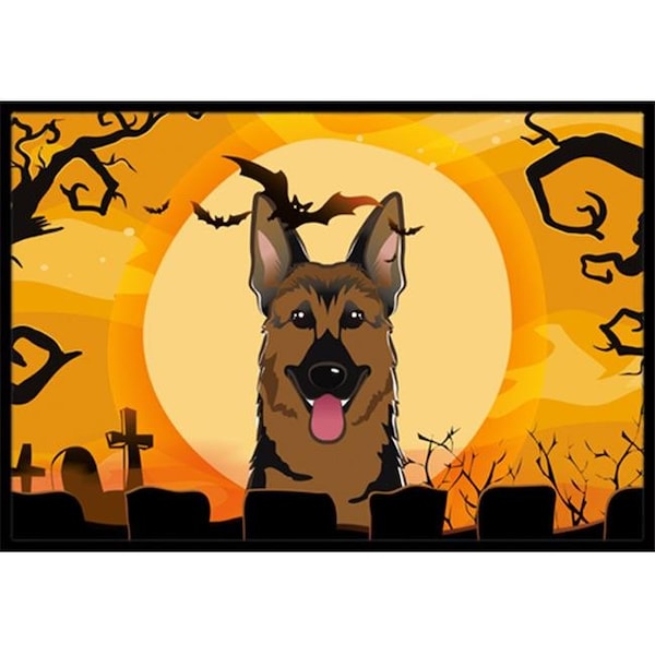 Carolines Treasures Carolines Treasures BB1769MAT Halloween German Shepherd Indoor & Outdoor Mat; 18 x 27 in. - BB1769MAT