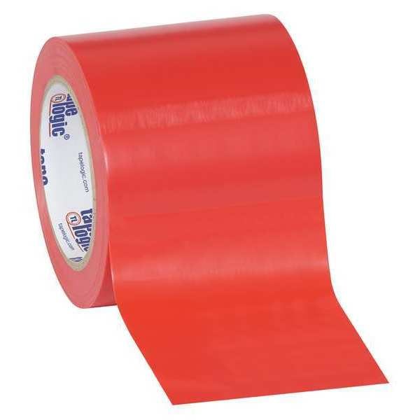 Partners Brand Tape Logic Solid Vinyl Safety Tape, 6.0 Mil, 4" x 36 yds., Red, 12/Case - T9436R