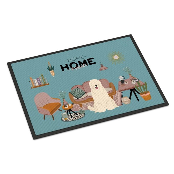 Carolines Treasures 24 x 36 in. South Russian Sheepdog Sweet Home Indoor or Outdoor Mat - CK7869JMAT