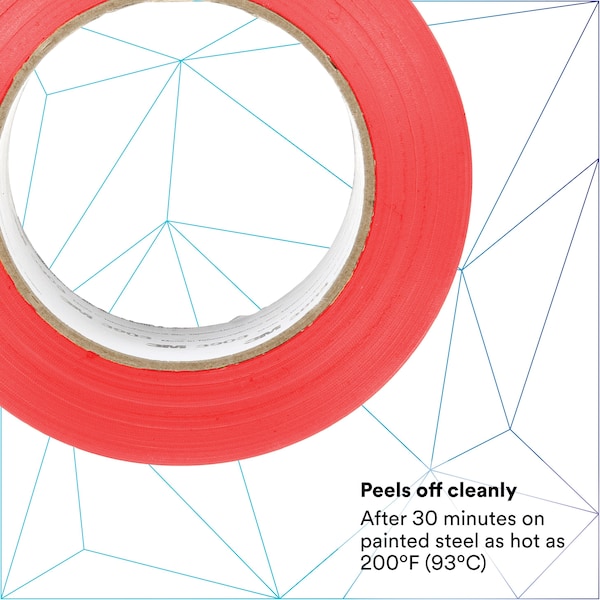 3M Duct Tape, 2 In x 50 yd, 6.5 mil, Red, Vinyl - 3903