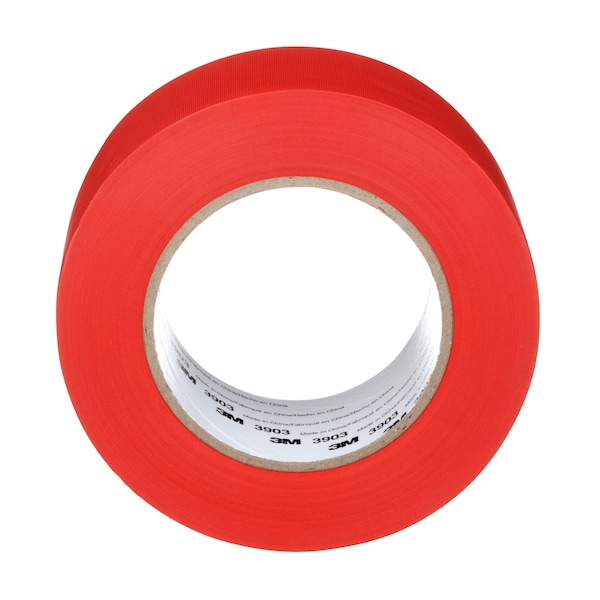 3M Duct Tape, 2 In x 50 yd, 6.5 mil, Red, Vinyl - 3903
