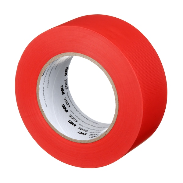 3M Duct Tape, 2 In x 50 yd, 6.5 mil, Red, Vinyl - 3903