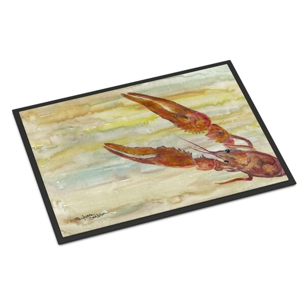 Carolines Treasures 18 x 27 in. Crawfish Yellow Sky Indoor or Outdoor Mat - SC2021MAT