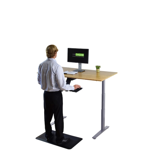Uncaged Ergonomics 20X34" Anti Fatigue Mat For Standing Desks Office Cushioned Floor - MAT34