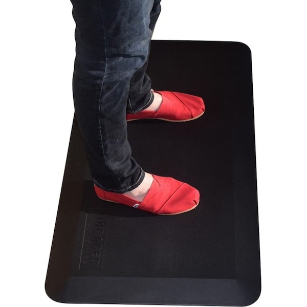 Uncaged Ergonomics 20X34" Anti Fatigue Mat For Standing Desks Office Cushioned Floor - MAT34
