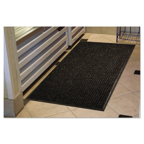 Guardian Floor Protection Floor Mat, 0.38" Thick, Charcoal, 36 in W x 60 in L - 64030530
