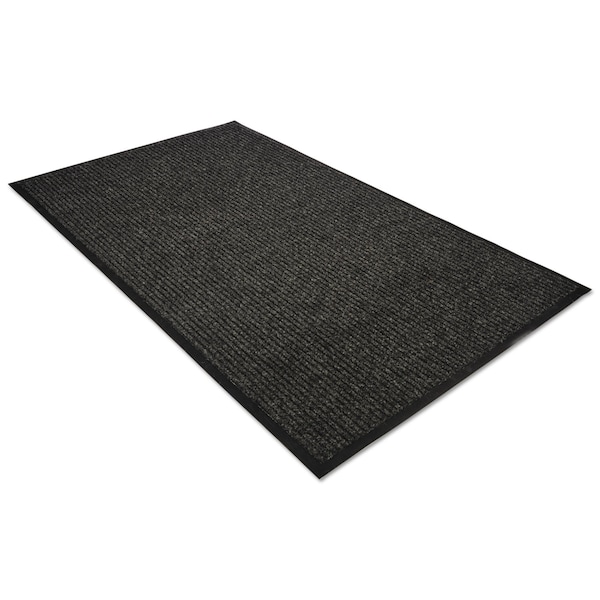 Guardian Floor Protection Floor Mat, 0.38" Thick, Charcoal, 36 in W x 60 in L - 64030530