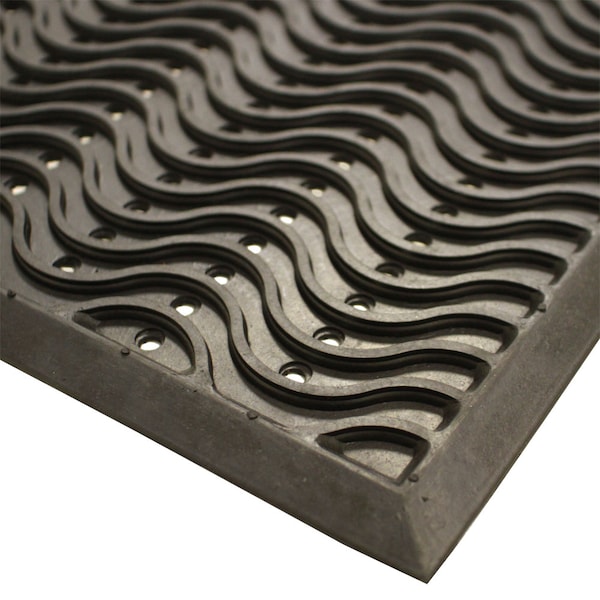 Rubber-Cal Ultra-Scraper Outdoor Rubber Commercial, 2.5mm thick, Black - 03-213-BK