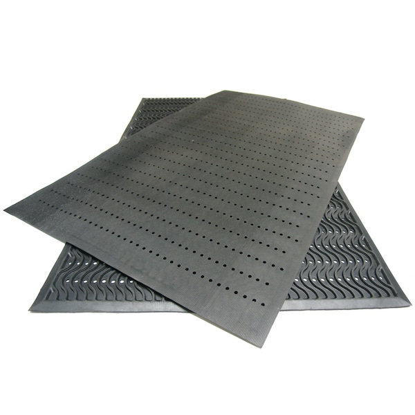 Rubber-Cal Ultra-Scraper Outdoor Rubber Commercial, 2.5mm thick, Black - 03-213-BK