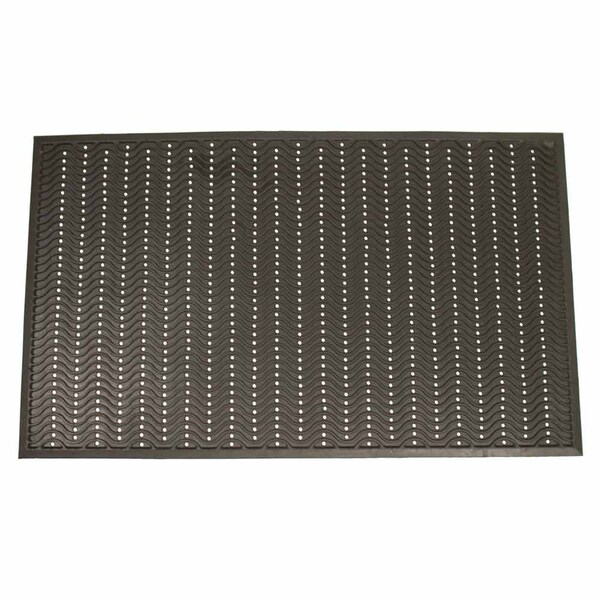 Rubber-Cal Ultra-Scraper Outdoor Rubber Commercial, 2.5mm thick, Black - 03-213-BK