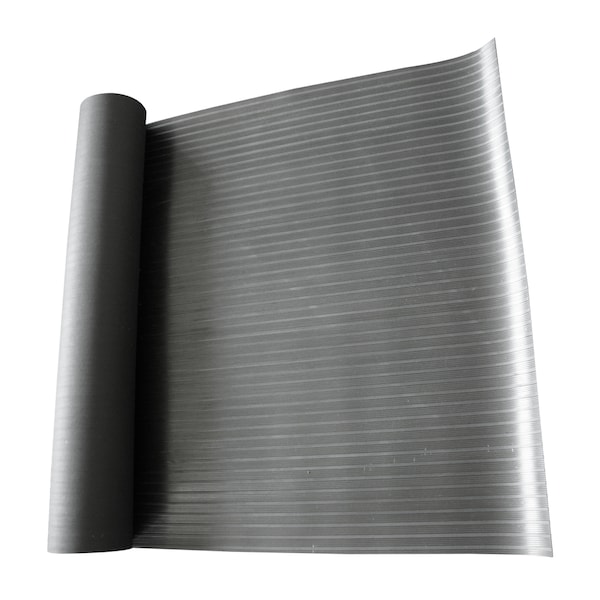 Rubber-Cal Composite-Rib Floor Mat, 1/8 in thick, Black - 03-167-CO-P