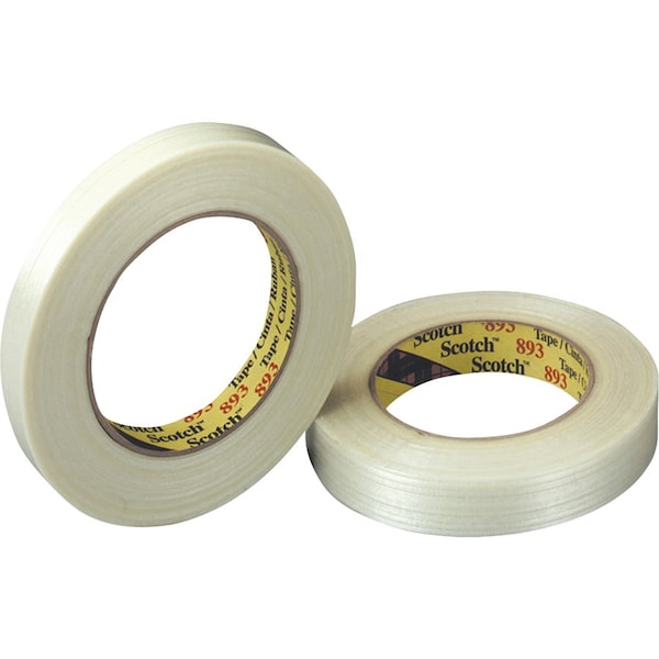 Scotch Filament Tape, 1"x60Yards, Clear - 8931