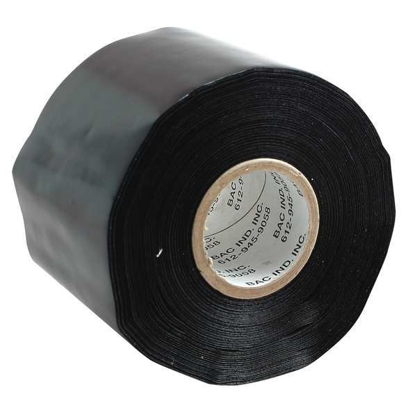 Bac Industries Tarp Tape, 3 In x 36 yd, 7.5 mil, Black - TBL-108