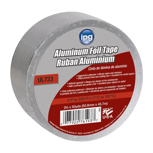 Intertape IPG 2 in. W X 50 yd L Silver Foil Tape - 9202