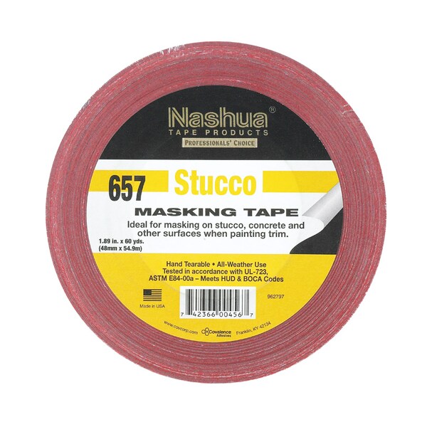 Nashua Nashua 1.89 in. W X 60 yd L Red Regular Strength Masking Tape 1 pk - 1086914
