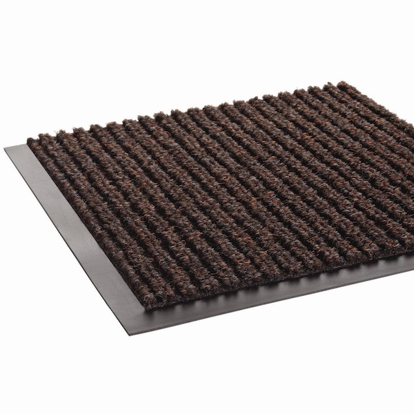 Crown Matting Technologies Floor Mat, 0.38" Thick, Brown, 36 in W x 120 in L - NR 0310BR