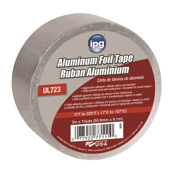 Intertape IPG 2 in. W X 10 yd L Silver Foil Tape - 9200