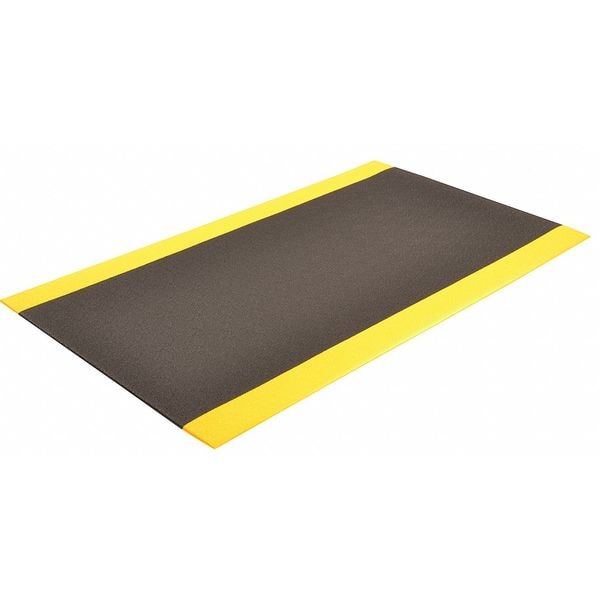 Notrax Black Static Dissipative Mat, 9 2/5 mm Thick, Sponge Foam - 825R0036BY