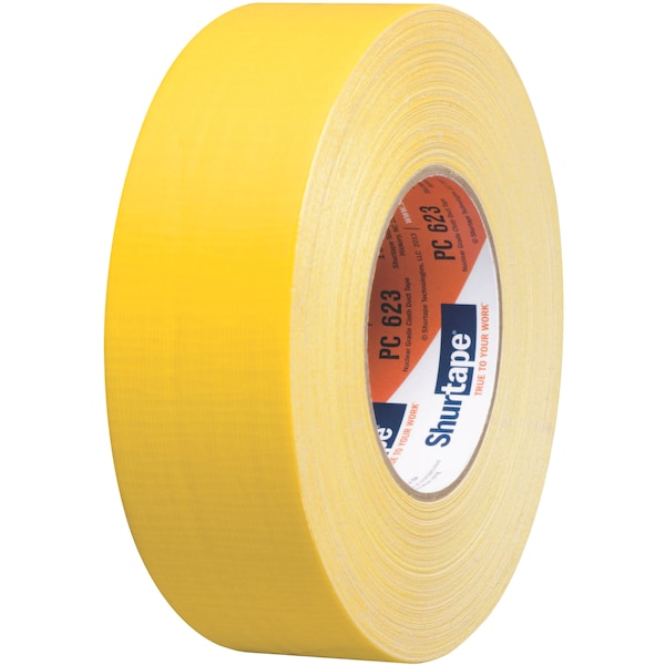 Shurtape Duct Tape, 11.5 mil, Yellow, PK24 - PC 623