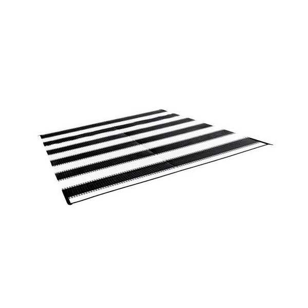 Camco OUTDOOR MAT, 6FT X 9FT, CHARCOAL STRIPE, W/UV - 42873