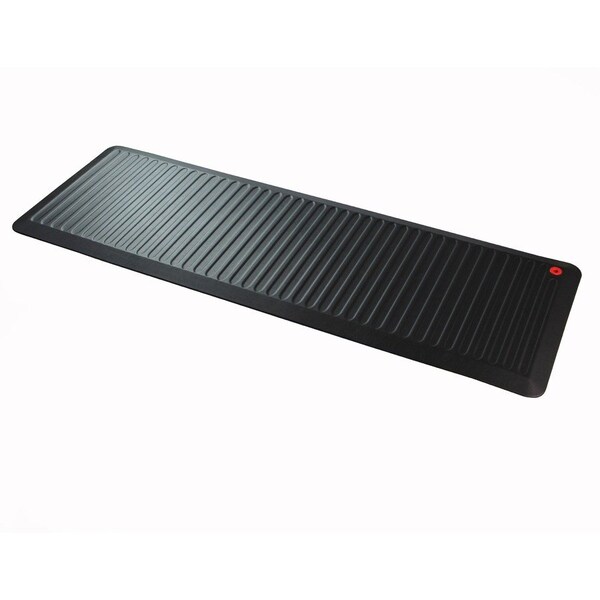 Floortex Antifatigue Mat, 23 in L x 67 in W, .90 in Thickness, Black - FLRFCA2471XVBK
