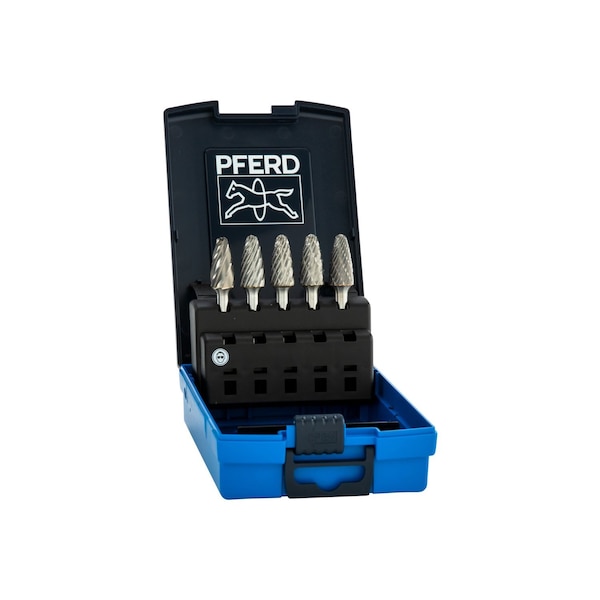 Pferd STEEL, INOX, CAST, ALU, OMNI cuts - Tree shape, 1/4" Shank - 26557