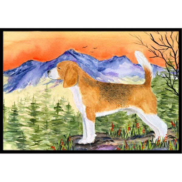 Carolines Treasures 18 x 27 in. Beagle Indoor Outdoor Doormat - CA79110