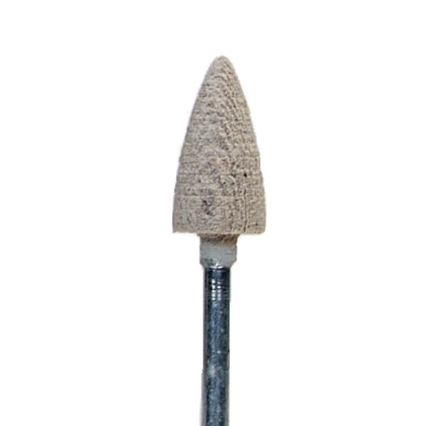 Norton Co Mounted Point 3/8x3/41/8 SHK B52 A120-HBF3 Cotton Fiber Mounted Point - 614636-20242