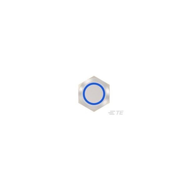 Alcoswitch AV22 SPM 0.4VA ANILLO MÓVIL LED AZUL 12V - AV2210E712R04