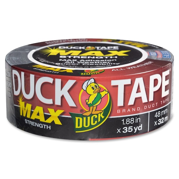 Duck Brand Duck MAX Strength 1.88 in. W X 35 yd L Black Duct Tape - 240867