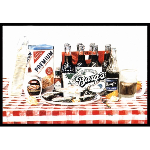 Carolines Treasures 24 x 36 in. Barqs Oysters Indoor Or Outdoor Doormat - 1004JMAT