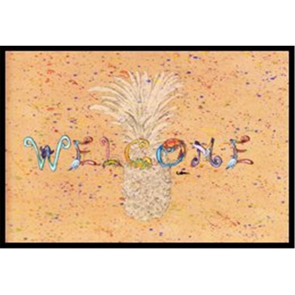 Carolines Treasures Pineapple Indoor Or Outdoor Mat - 18 x 27 in. - CA63773