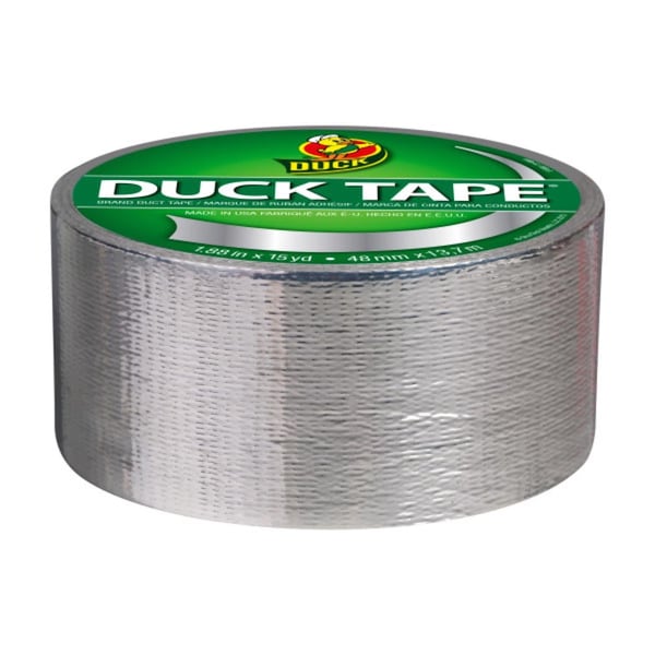 Duck Brand Duck 1.88 in. W X 15 yd L Chrome Solid Duct Tape - 1303158